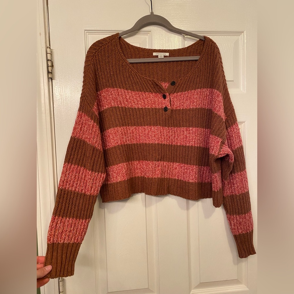 Women’s American Eagle Crop Sweater (L)
